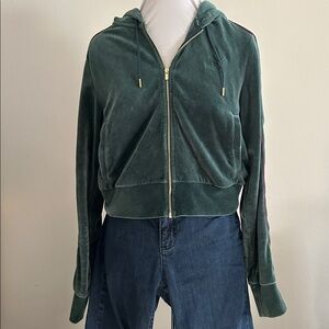 NWT Puma Velour Drawstring Hoodie Jacket